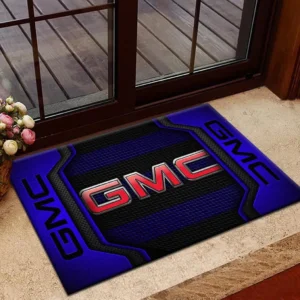 GMC Doormat, All Over Print Doormat GMC CAR1970319024 - Blue