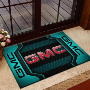 GMC Doormat, All Over Print Doormat GMC CAR1970319024 - Cyan