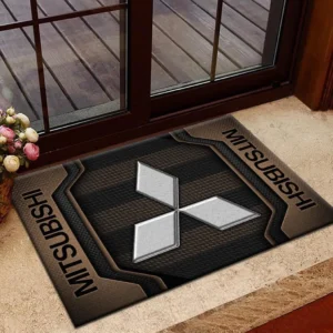 Mitsubishi Doormat, All Over Print Doormat Mitsubishi CAR1970319045 - Brown