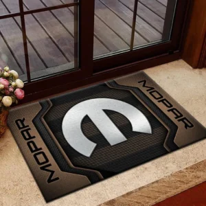 Mopar Doormat, All Over Print Doormat Mopar CAR1970319046 - Brown