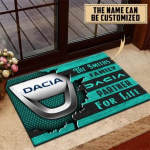 Dacia Doormat, All Over Print Doormat CAR199022725 - Cyan