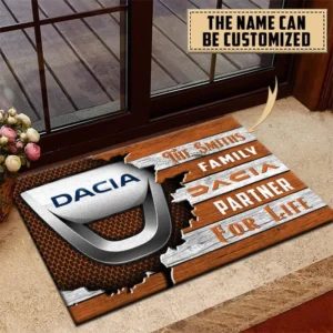 Dacia Doormat, All Over Print Doormat CAR199022725 - Orange