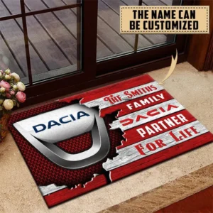 Dacia Doormat, All Over Print Doormat CAR199022725 - Red