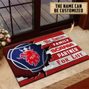 Scania Doormat, All Over Print Doormat CAR199022727 - Red