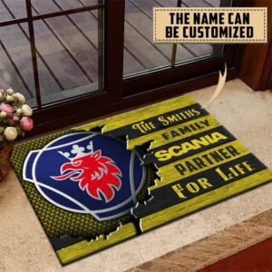Scania Doormat, All Over Print Doormat CAR199022727 - Yellow