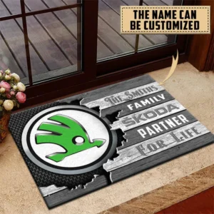 Skoda Doormat, All Over Print Doormat CAR199022728 - Gray