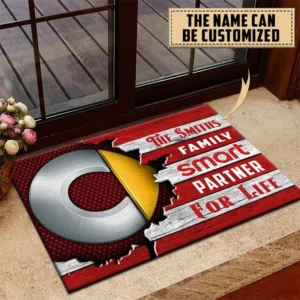 Smart Doormat, All Over Print Doormat CAR199022729 - Red