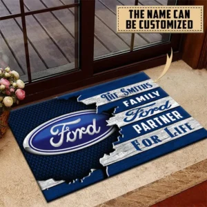 Ford Doormat, All Over Print Doormat CAR199022730 - Blue