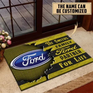 Ford Doormat, All Over Print Doormat CAR199022730 - Yellow