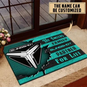 Polaris Slingshot Doormat, All Over Print Doormat CAR199022732 - Cyan