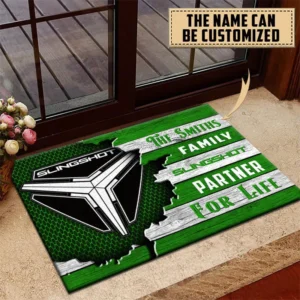 Polaris Slingshot Doormat, All Over Print Doormat CAR199022732 - Green