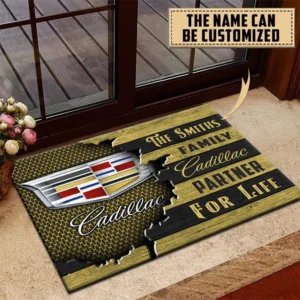 Cadillac Doormat, All Over Print Doormat CAR199022733 - Yellow