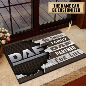 DAF Doormat, All Over Print Doormat CAR199022737 - Brown