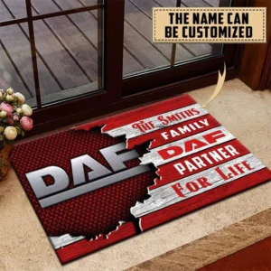 DAF Doormat, All Over Print Doormat CAR199022737 - Red
