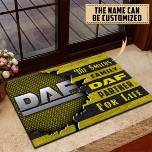 DAF Doormat, All Over Print Doormat CAR199022737 - Yellow