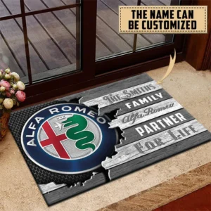 Alfa Romeo Doormat, All Over Print Doormat CAR199022739 - Gray