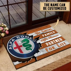 Alfa Romeo Doormat, All Over Print Doormat CAR199022739 - Orange
