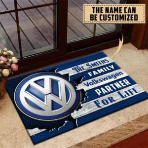 Volkswagen Doormat, All Over Print Doormat CAR199022741 - Blue