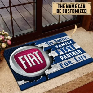 Fiat Doormat, All Over Print Doormat CAR199022742 - Blue