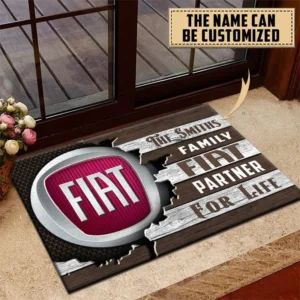 Fiat Doormat, All Over Print Doormat CAR199022742 - Brown