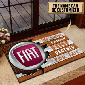 Fiat Doormat, All Over Print Doormat CAR199022742 - Orange