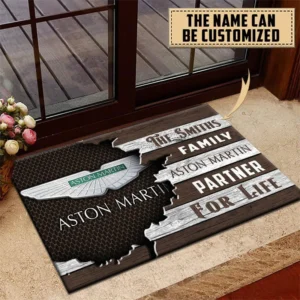 Aston Martin Doormat, All Over Print Doormat CAR199022743 - Brown