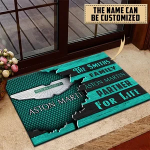 Aston Martin Doormat, All Over Print Doormat CAR199022743 - Cyan