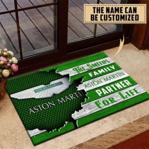Aston Martin Doormat, All Over Print Doormat CAR199022743 - Green