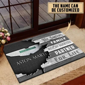 Aston Martin Doormat, All Over Print Doormat CAR199022743 - Gray