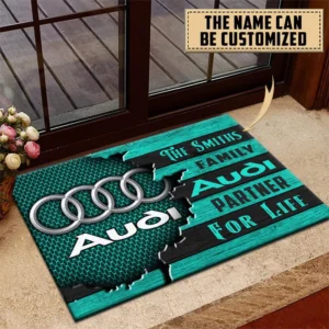 Audi Doormat, All Over Print Doormat CAR199022745 - Cyan