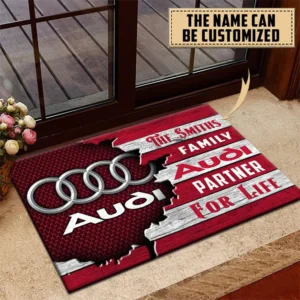 Audi Doormat, All Over Print Doormat CAR199022745 - Red