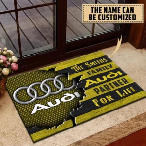 Audi Doormat, All Over Print Doormat CAR199022745 - Yellow