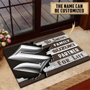 Suzuki Doormat, All Over Print Doormat CAR199022749 - Brown