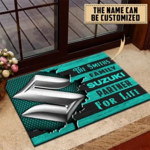 Suzuki Doormat, All Over Print Doormat CAR199022749 - Cyan