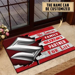 Suzuki Doormat, All Over Print Doormat CAR199022749 - Red