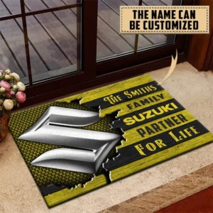 Suzuki Doormat, All Over Print Doormat CAR199022749 - Yellow