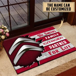 Citroen Doormat, All Over Print Doormat CAR199022751 - Red