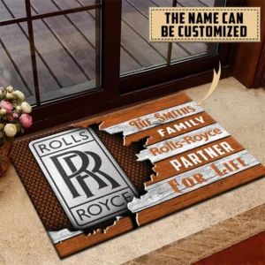 Rolls Royce Doormat, All Over Print Doormat CAR199022752 - Orange