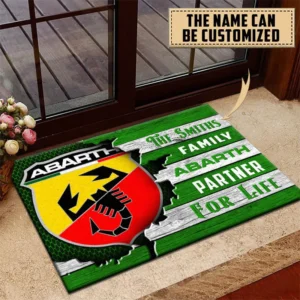 Abarth Doormat, All Over Print Doormat CAR199022753 - Green