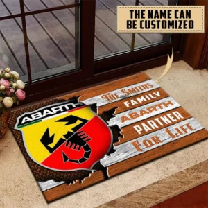 Abarth Doormat, All Over Print Doormat CAR199022753 - Orange