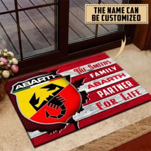 Abarth Doormat, All Over Print Doormat CAR199022753 - Red