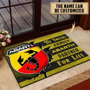 Abarth Doormat, All Over Print Doormat CAR199022753 - Yellow