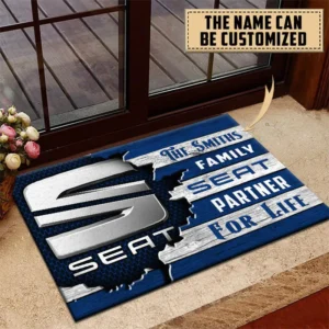 Seat Doormat, All Over Print Doormat CAR199022756 - Blue