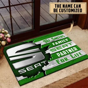 Seat Doormat, All Over Print Doormat CAR199022756 - Green