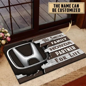 Honda Doormat, All Over Print Doormat CAR199022757 - Brown
