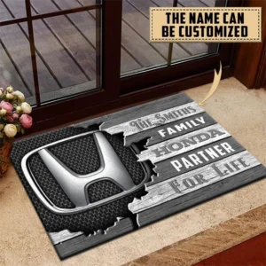 Honda Doormat, All Over Print Doormat CAR199022757 - Gray