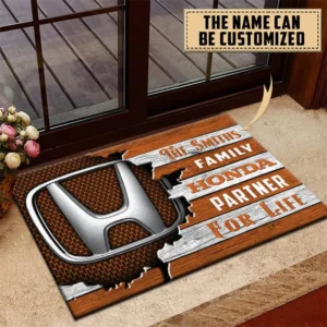 Honda Doormat, All Over Print Doormat CAR199022757 - Orange