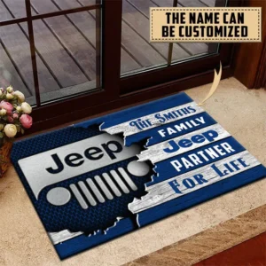 Jeep Doormat, All Over Print Doormat CAR199022758 - Blue