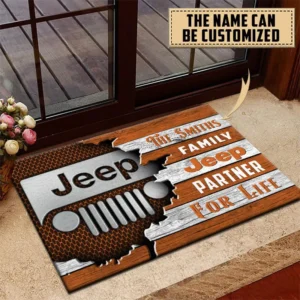 Jeep Doormat, All Over Print Doormat CAR199022758 - Orange