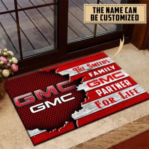 GMC Doormat, All Over Print Doormat CAR199022759 - Red